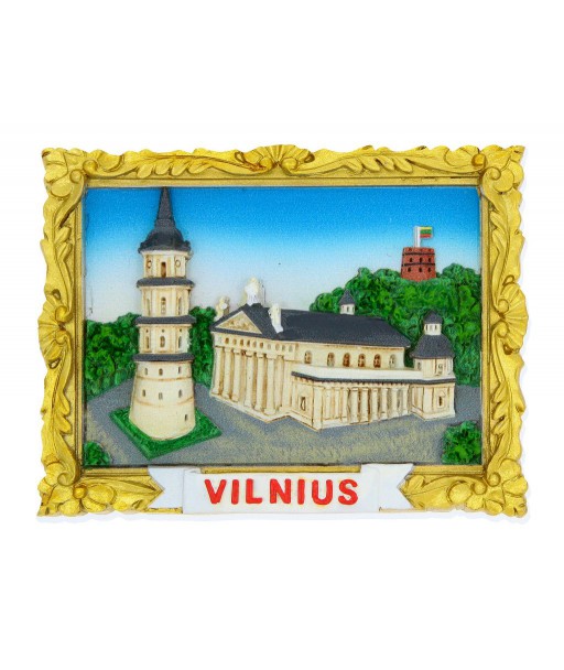 Magnetas Vilnius su Katedra ir Gedimino pilies bokštu
